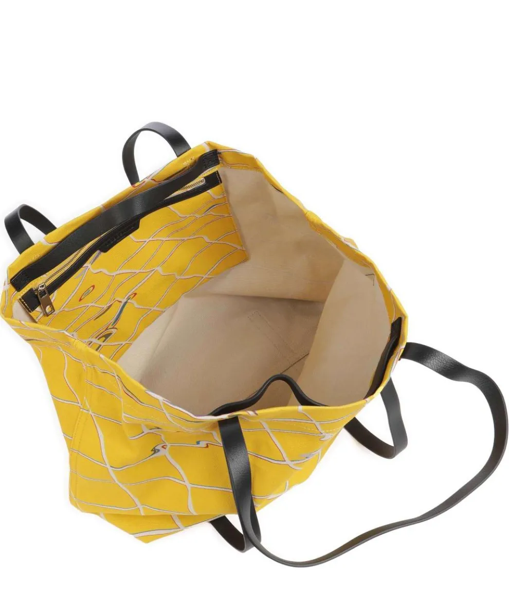 Aurora Canvas Shopper Baumwolle gelb