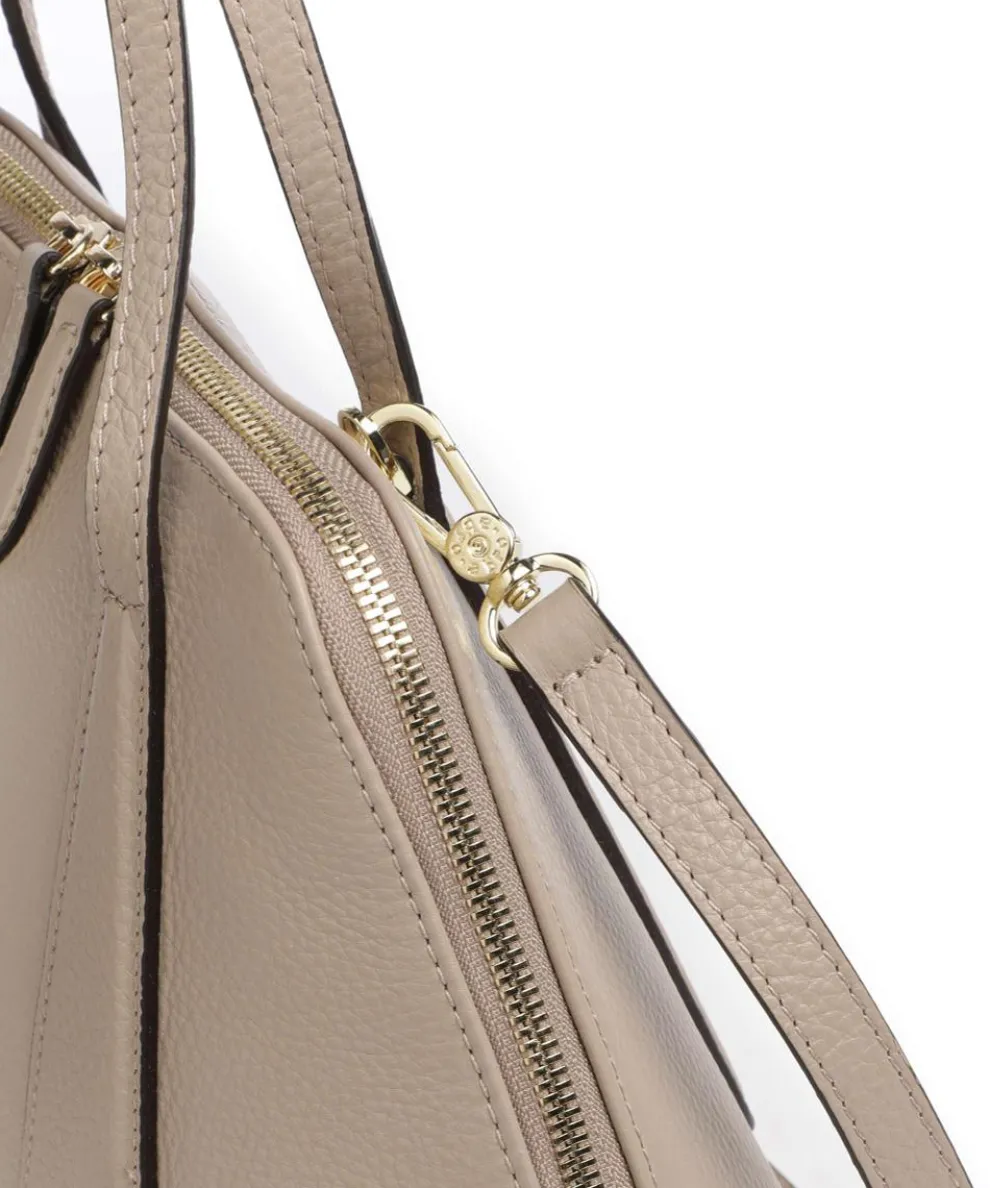 Agave Chachacha Handtasche genarbtes Leder beige