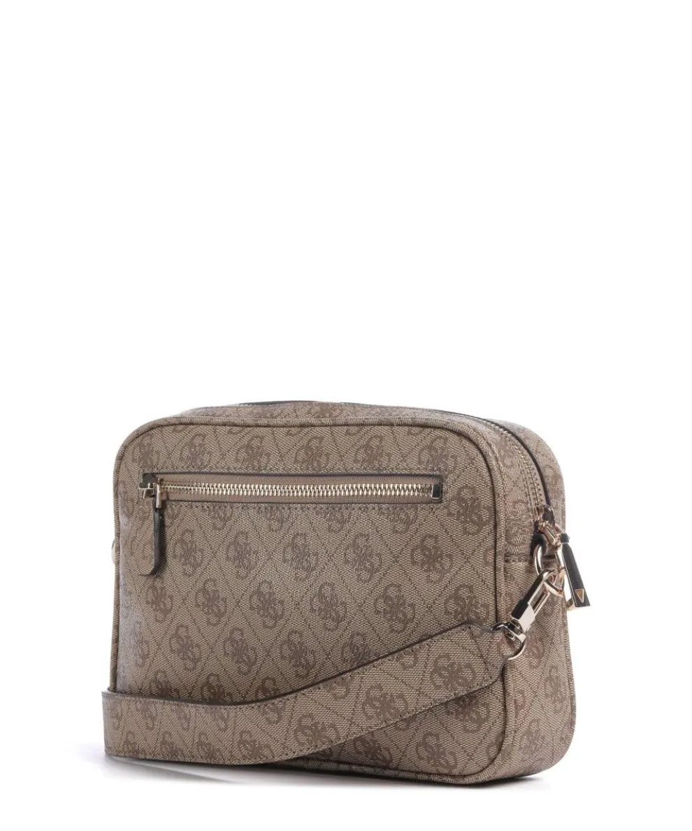 Meridian Umhängetasche Lederimitat hellbraun