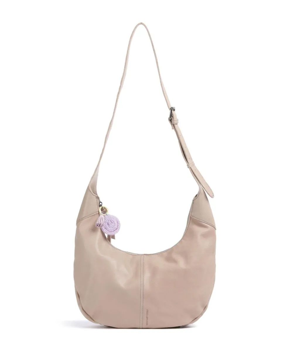 Take A Smile Beuteltasche Schafsleder beige