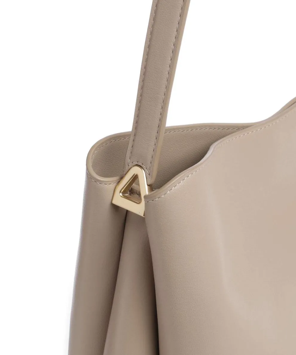 Grace Beuteltasche fein genarbtes Rindsleder beige