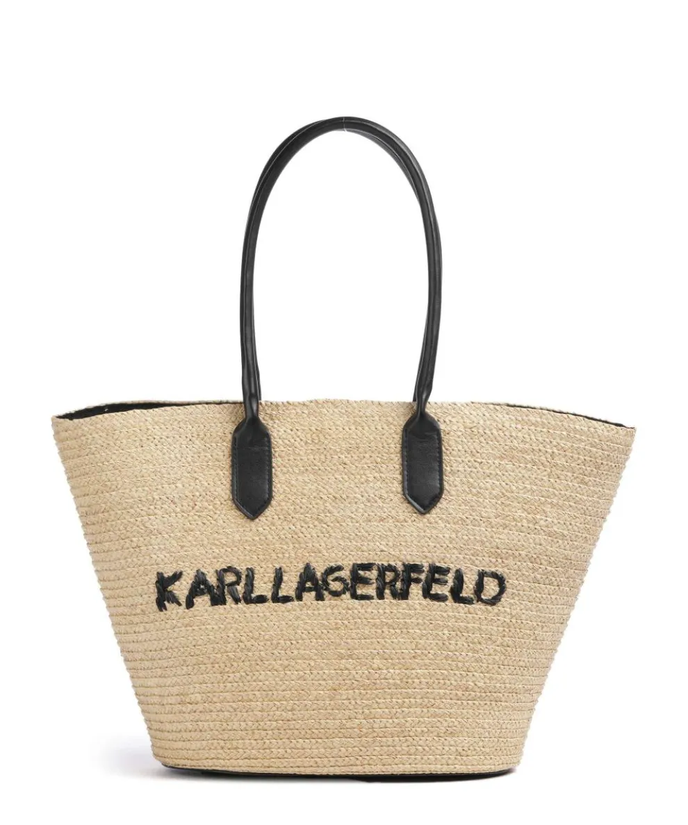 K/Essential Large Shopper Bast natur/schwarz