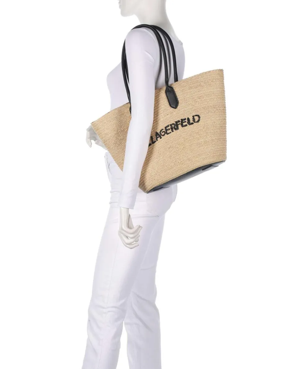 K/Essential Large Shopper Bast natur/schwarz