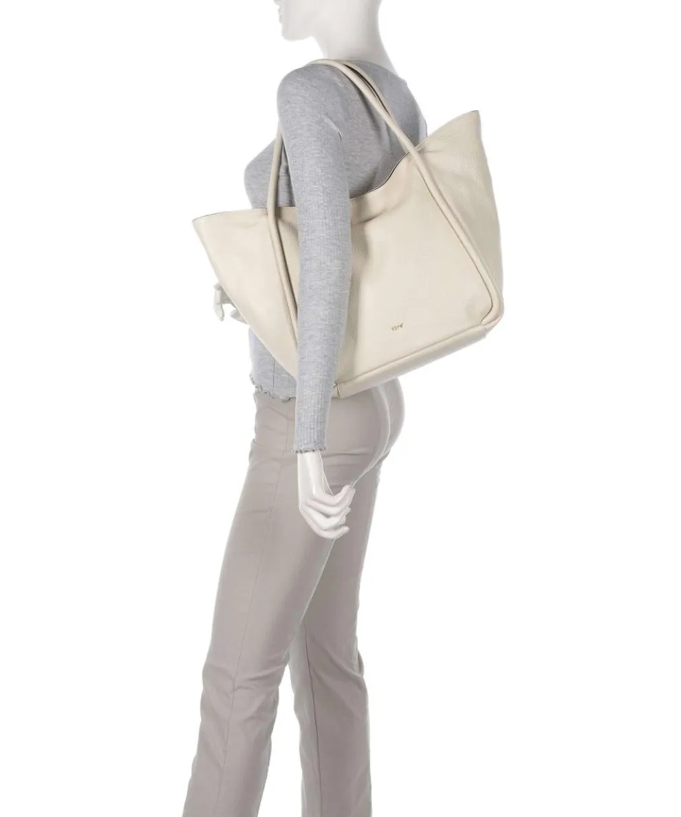 Dalia Willow Shopper genarbtes Rindsleder creme