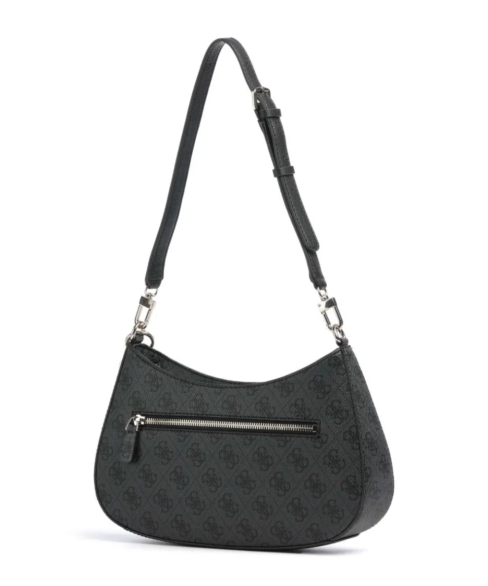 Noelle Schultertasche Lederimitat dunkelgrau