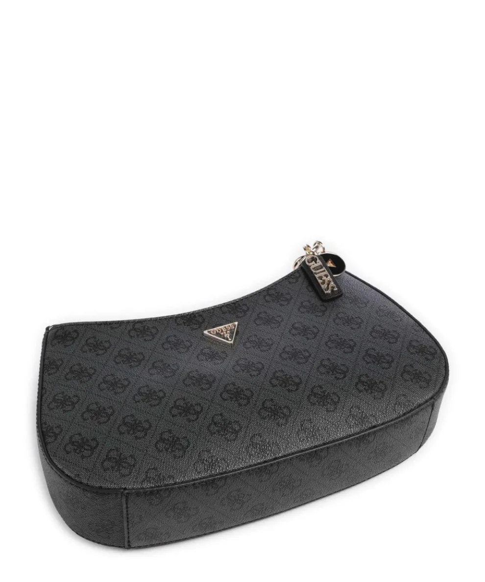 Noelle Schultertasche Lederimitat dunkelgrau