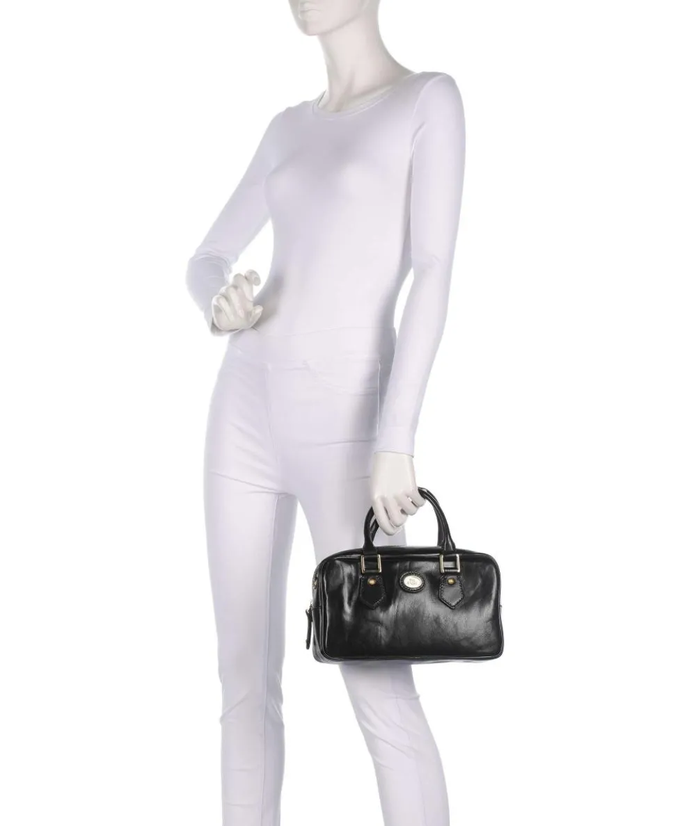 Stodo Handtasche fein genarbtes Rindsleder schwarz