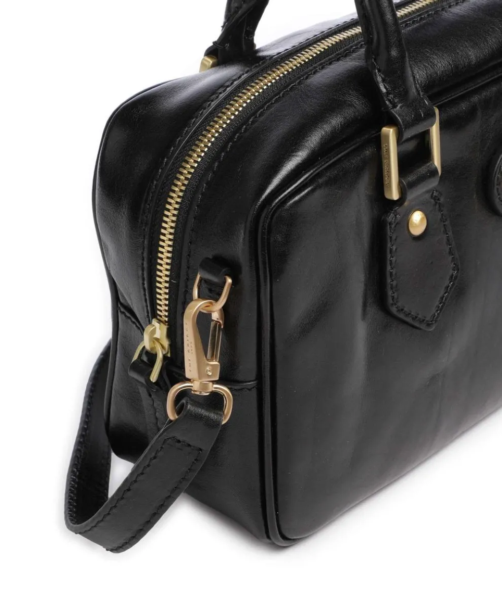 Stodo Handtasche fein genarbtes Rindsleder schwarz