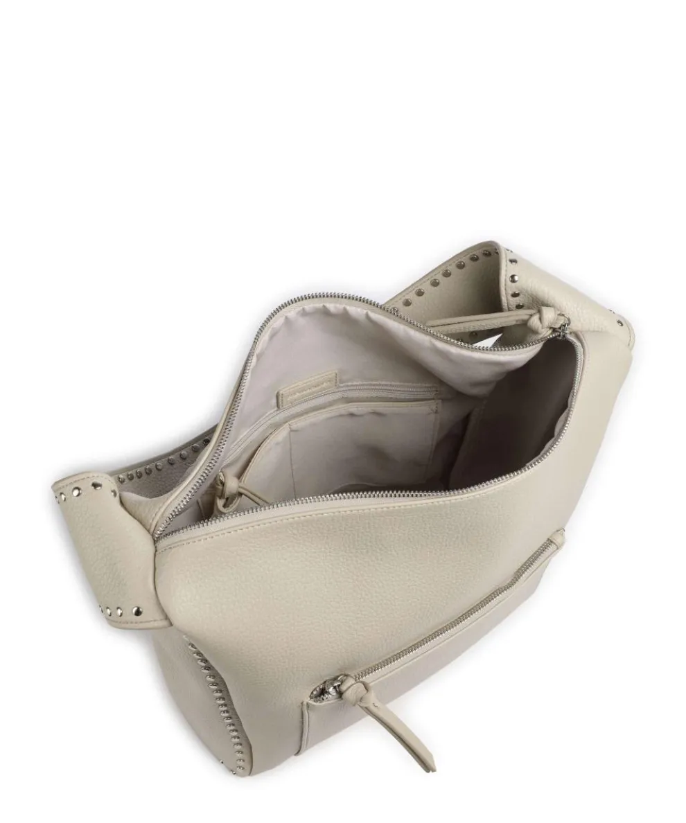 Feel Wild Beuteltasche genarbtes Leder stein