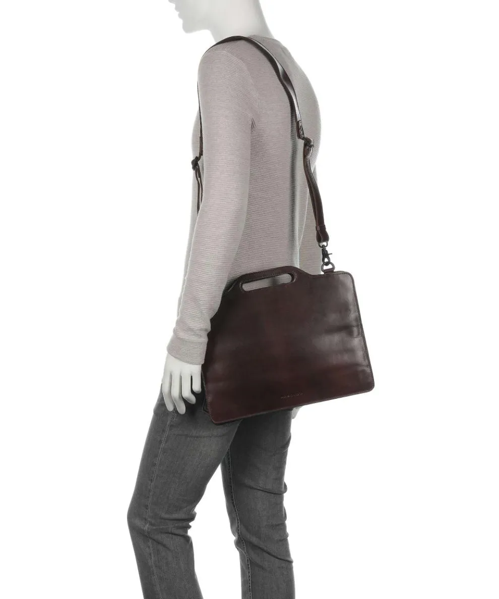 Aber Laptoptasche 12″ Leder dunkelbraun