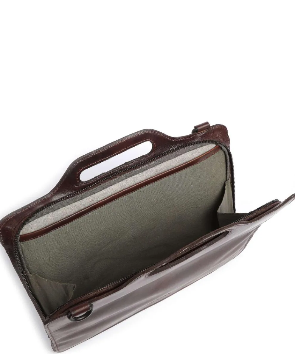Aber Laptoptasche 12″ Leder dunkelbraun