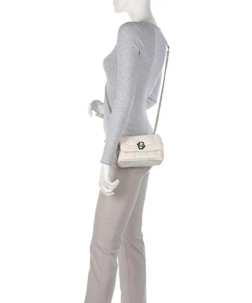 B Icon S Schultertasche Lederimitat weiß