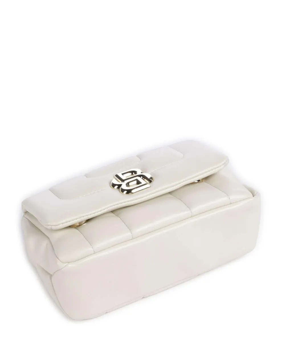 B Icon S Schultertasche Lederimitat weiß