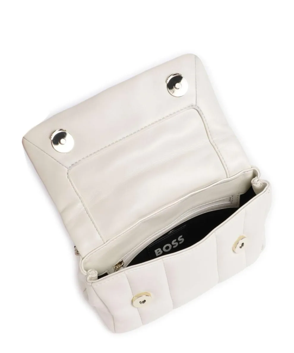 B Icon S Schultertasche Lederimitat weiß