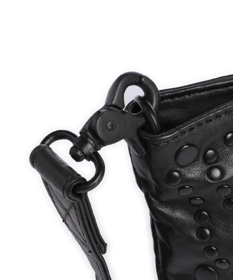 Back to Black Umhängetasche Schafsleder schwarz