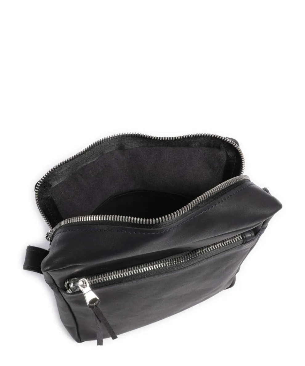 Bague M Umhängetasche weiches Rindsleder dunkelblau