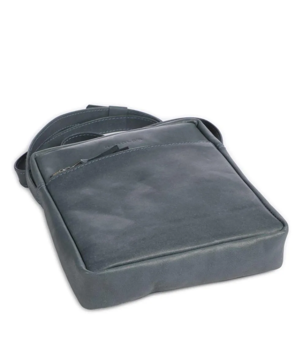 Bague M Umhängetasche weiches Rindsleder blaugrau