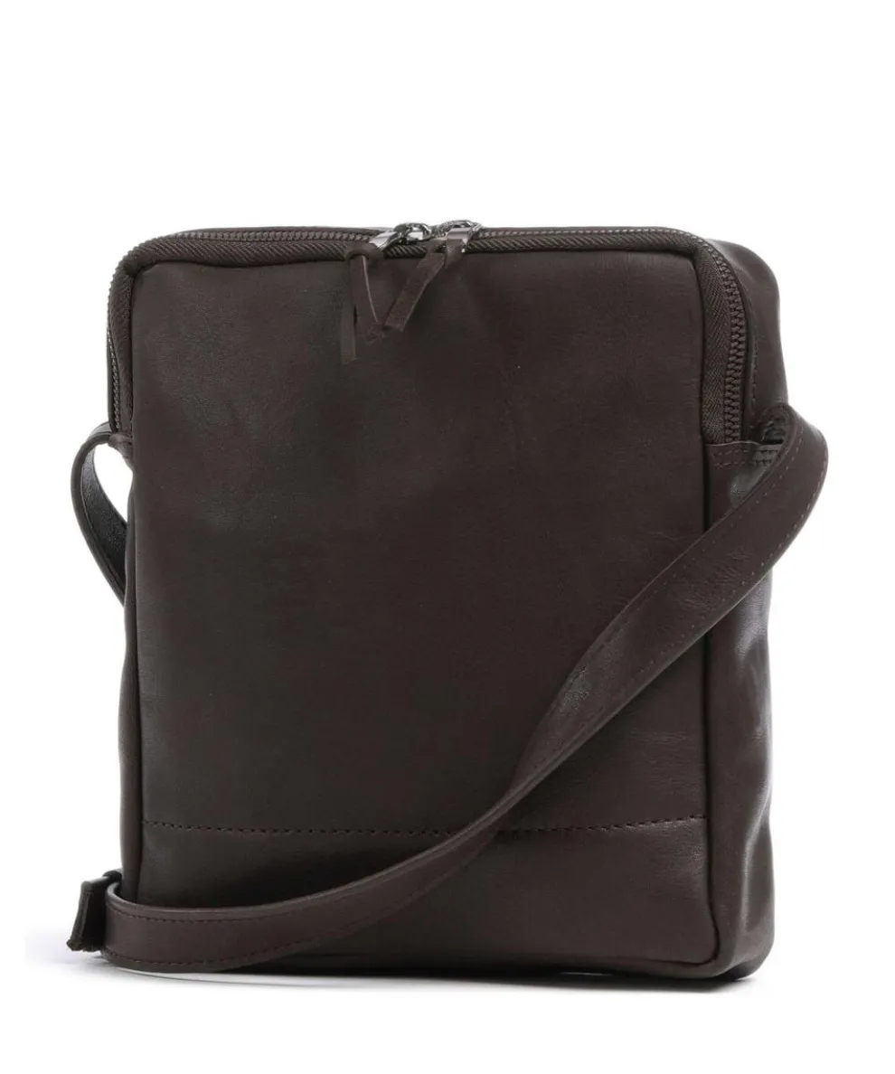 Bague M Umhängetasche weiches Rindsleder dunkelbraun
