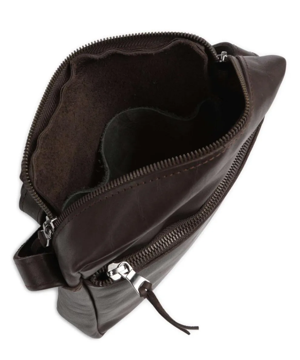 Bague M Umhängetasche weiches Rindsleder dunkelbraun