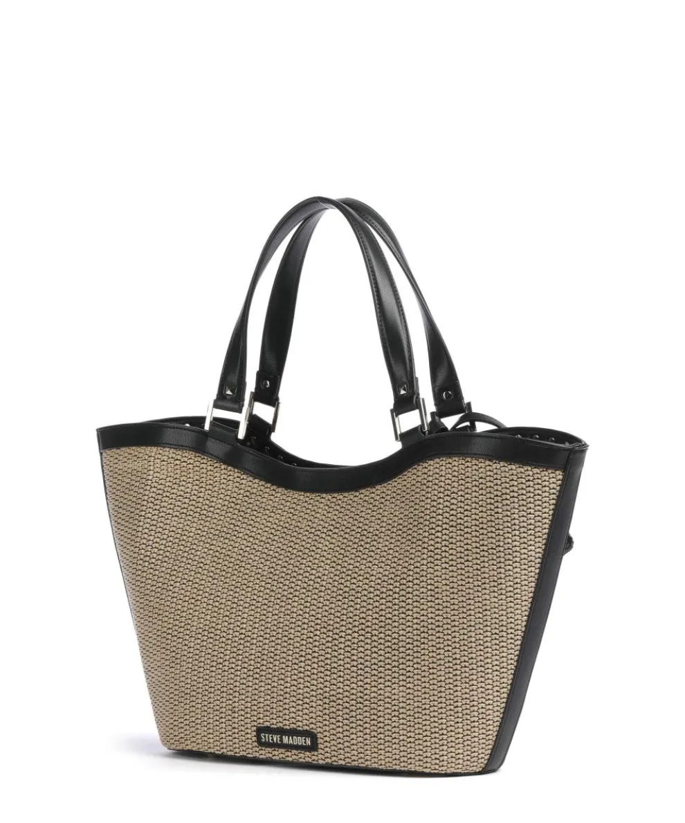 BAGULLA Shopper Papier, Lederimitat natur