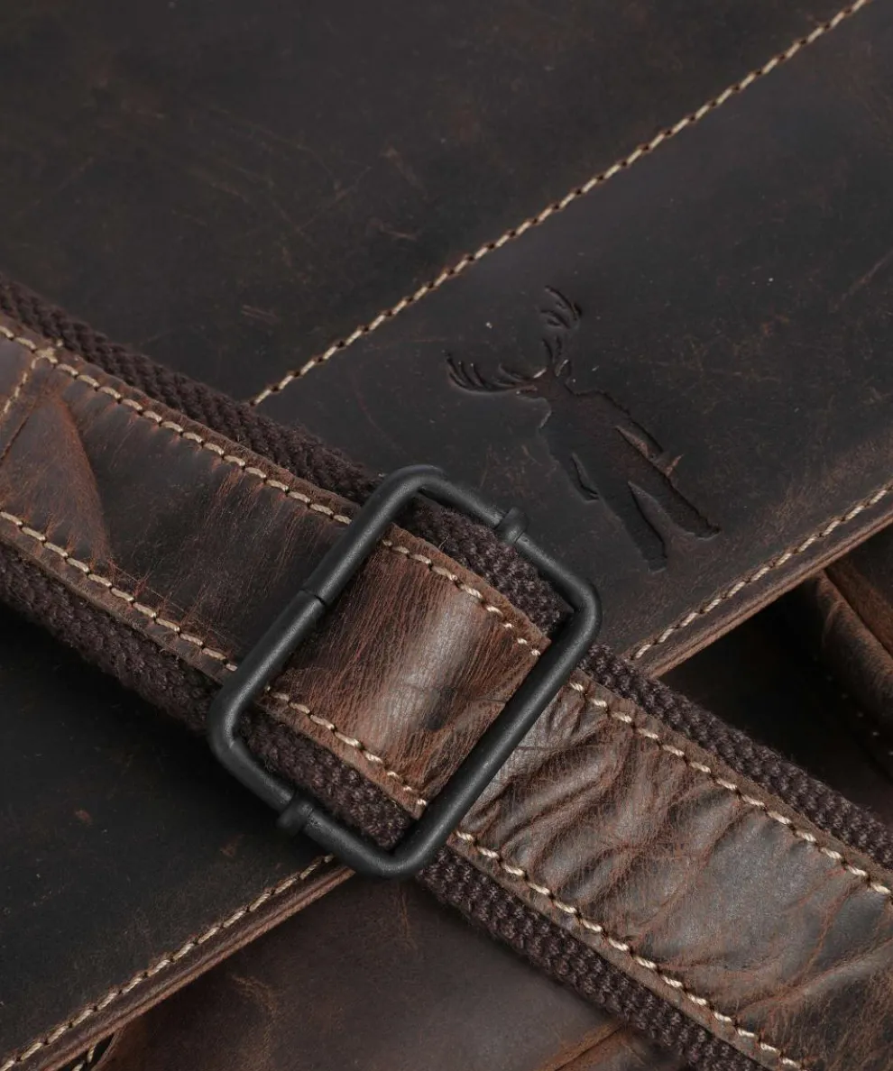 Baltimore 6 Aktentasche Leder dunkelbraun