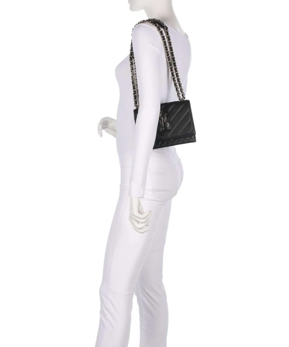 BAMARA Schultertasche Lederimitat schwarz