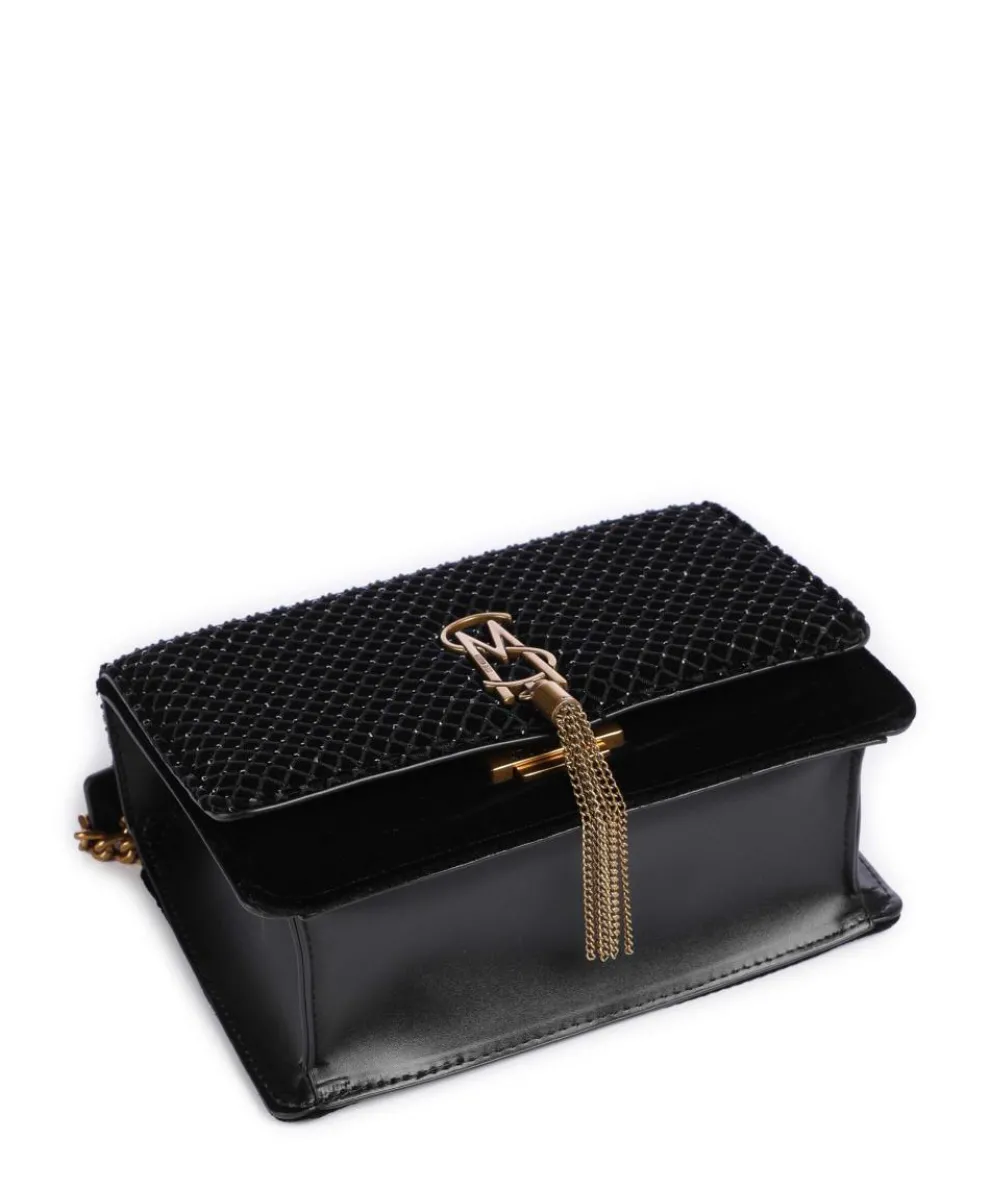 BAMARA-R Schultertasche Samtgewebe schwarz