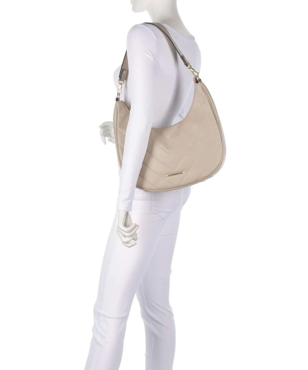 Barbara Cozy Beuteltasche Lederimitat sand