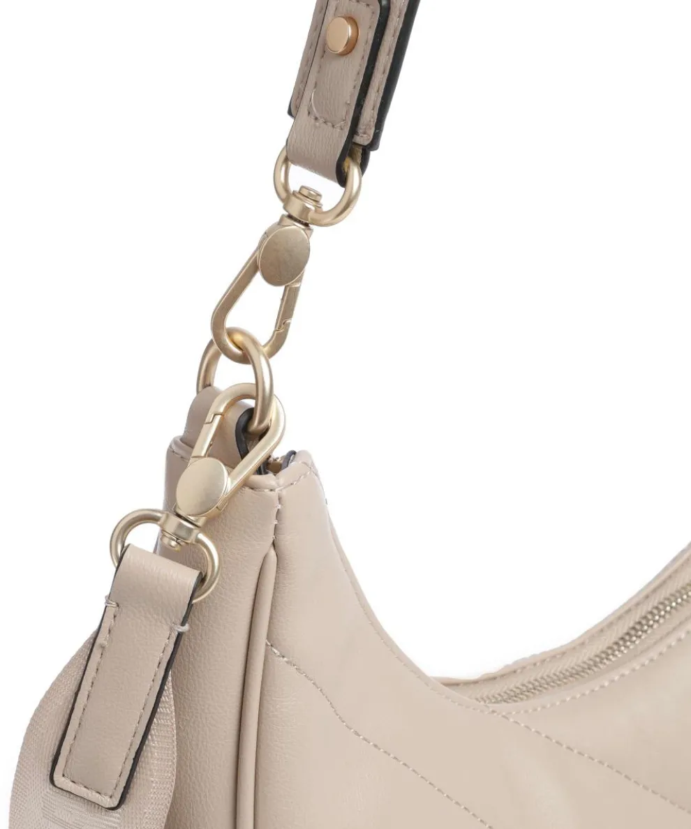 Barbara Cozy Beuteltasche Lederimitat sand