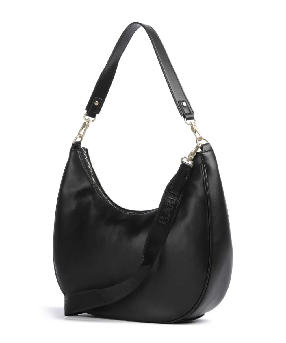 Barbara Cozy Beuteltasche Lederimitat schwarz