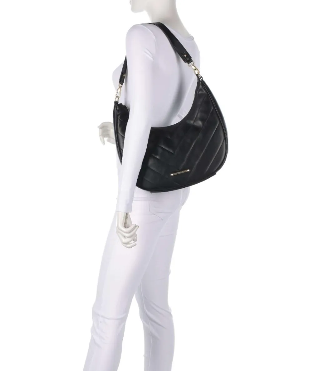 Barbara Cozy Beuteltasche Lederimitat schwarz