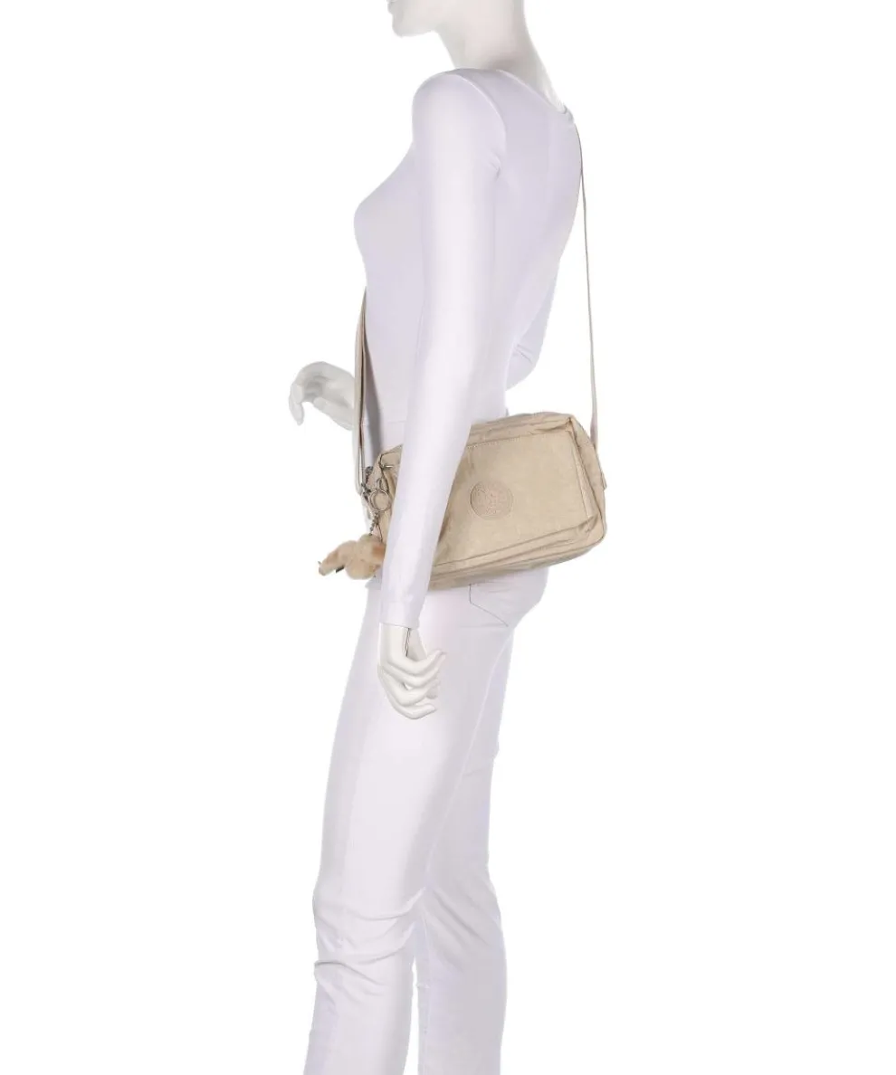 Basic Abanu M Umhängetasche recyceltes Polyamid sand