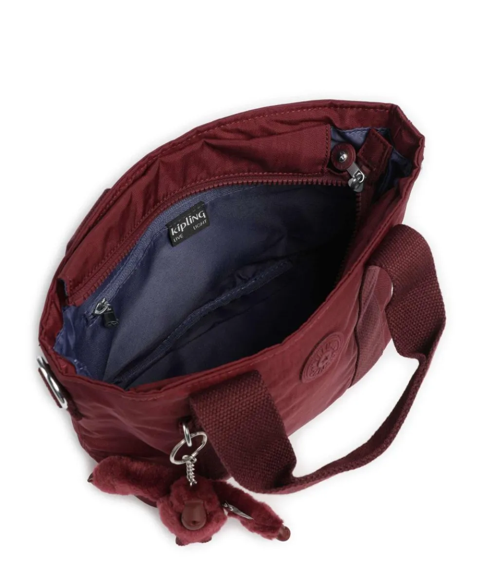 Basic Minta Handtasche recyceltes Polyamid wein