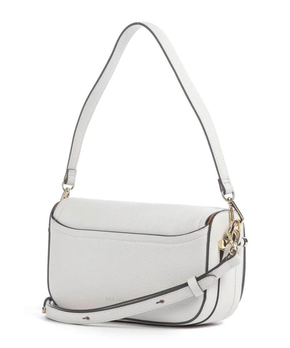 Bathurst Mews Schultertasche genarbtes Rindsleder elfenbein