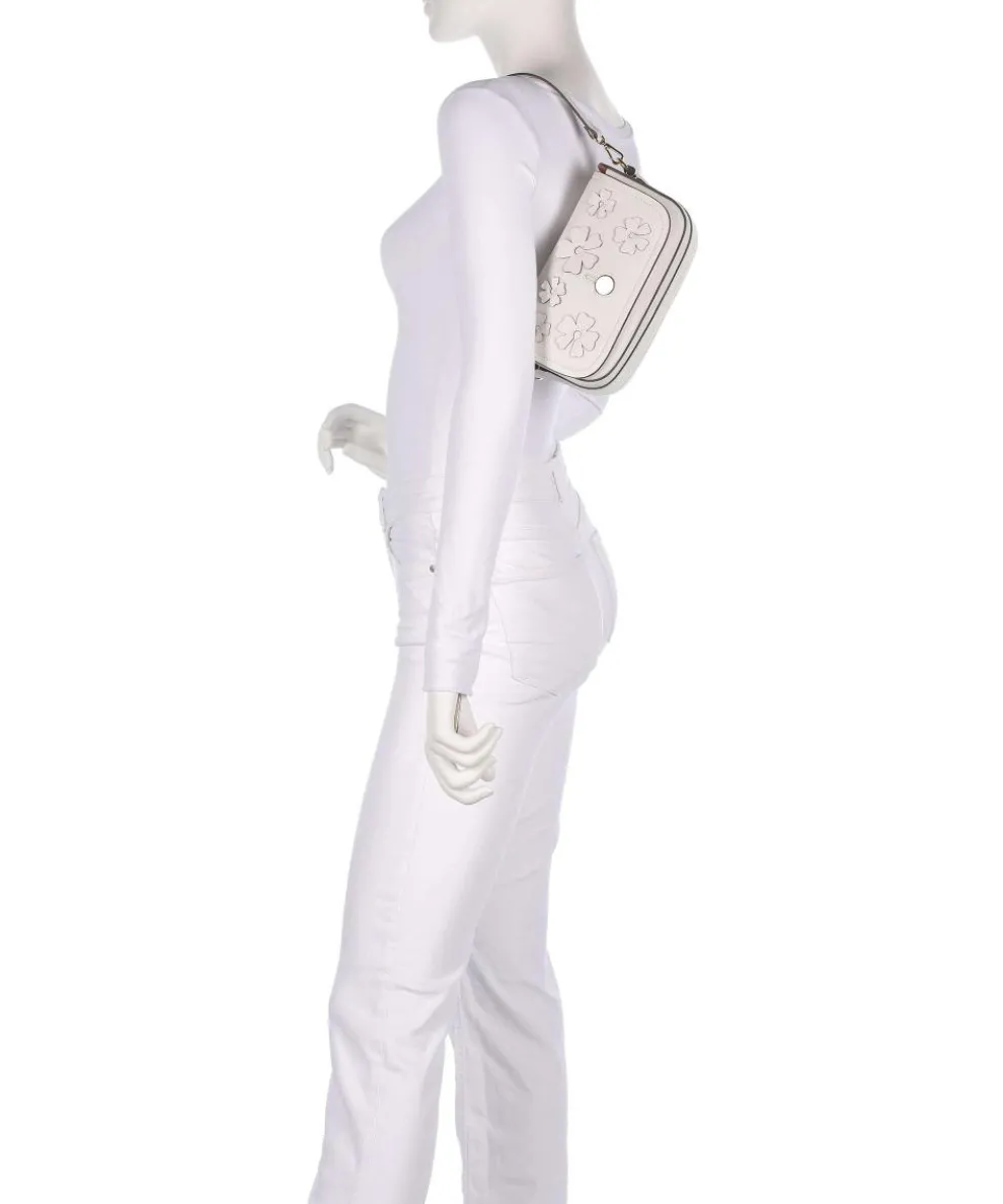 Bathurst Mews Schultertasche genarbtes Rindsleder elfenbein