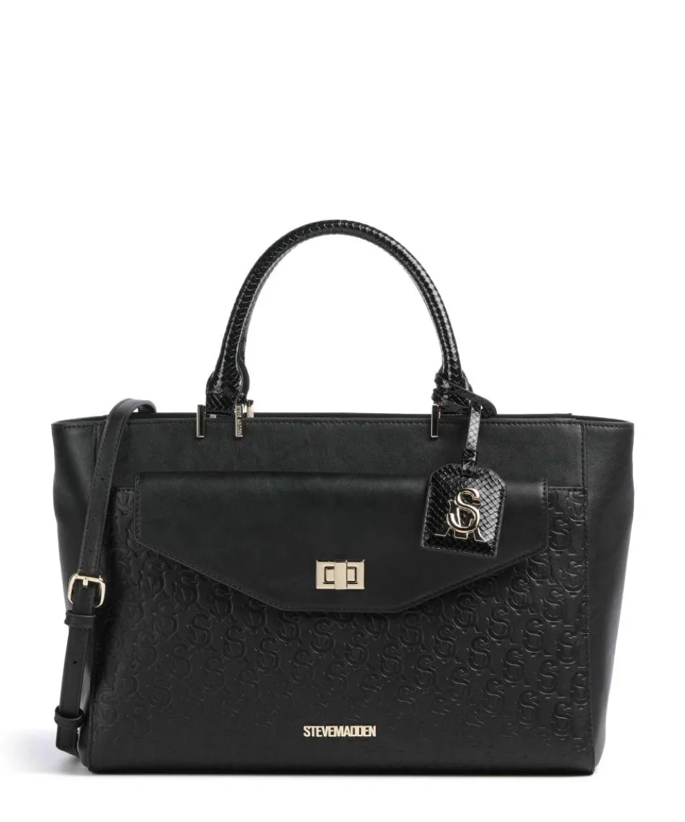 BBLANE Handtasche Lederimitat schwarz