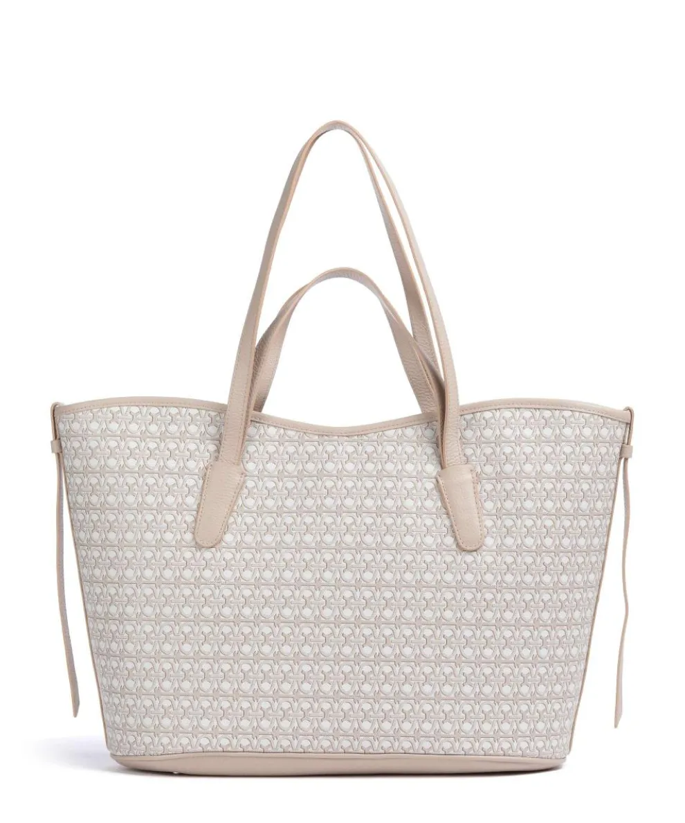 Never Without Bag Monogram Shopper Canvas altrosa