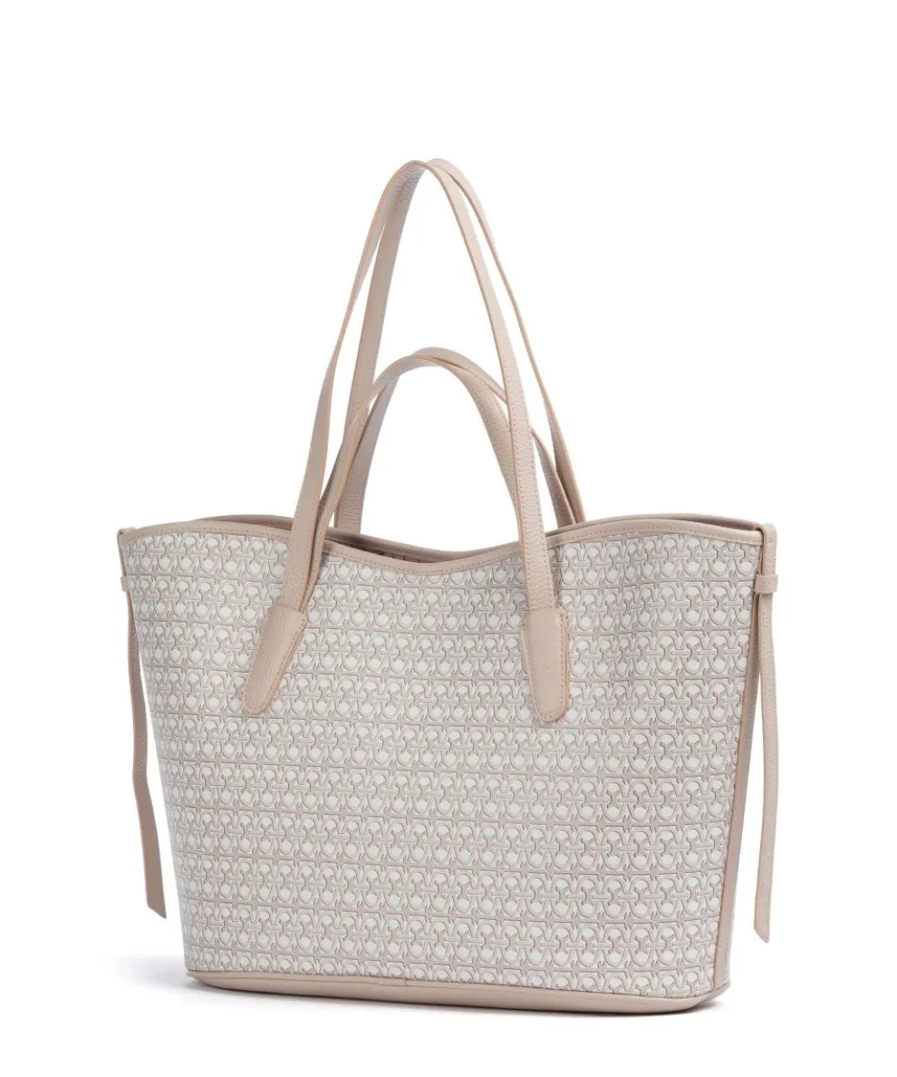 Never Without Bag Monogram Shopper Canvas altrosa