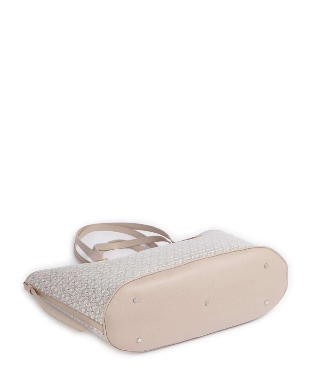 Never Without Bag Monogram Shopper Canvas altrosa