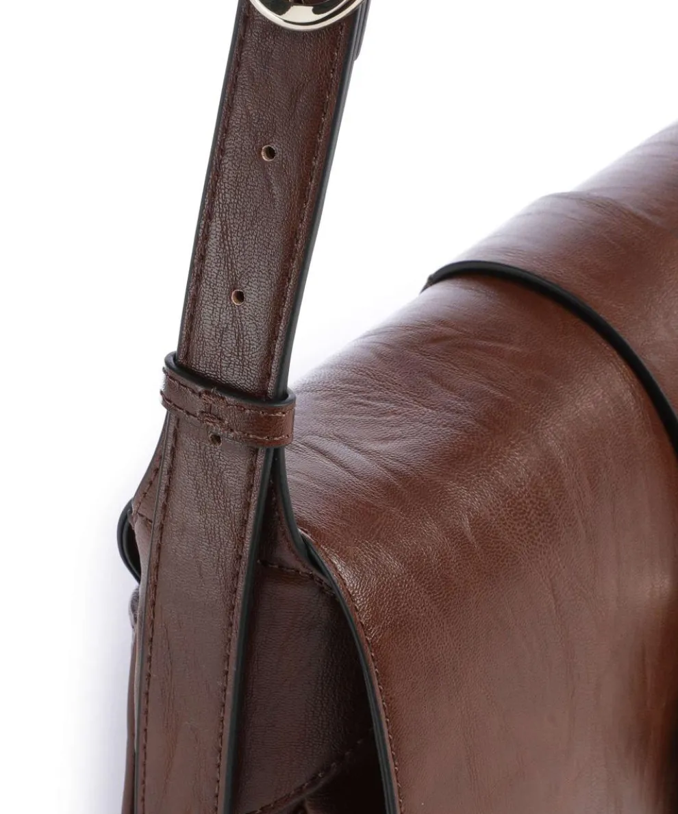 BCELENA Schultertasche Lederimitat braun