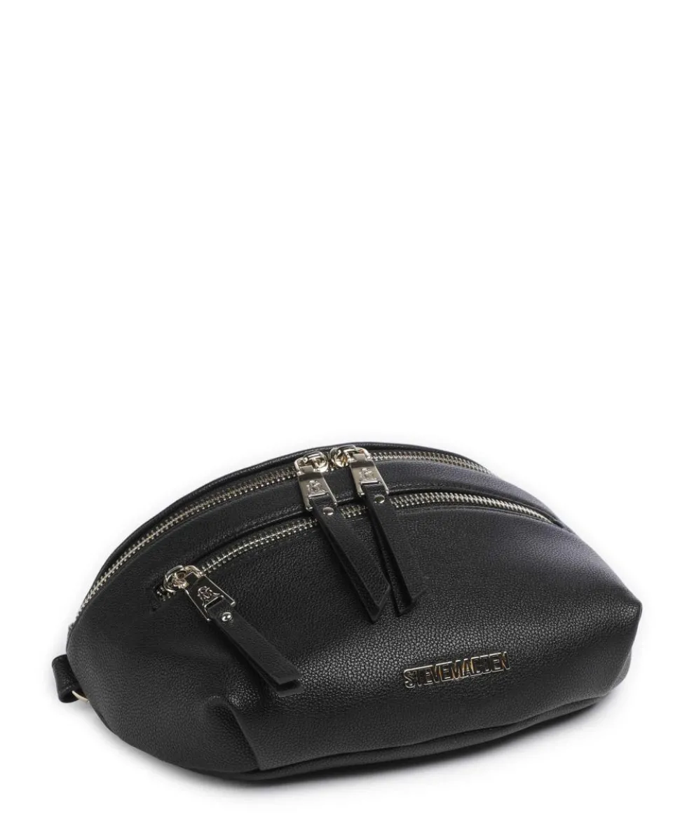 BCLARKE Umhängetasche Lederimitat schwarz