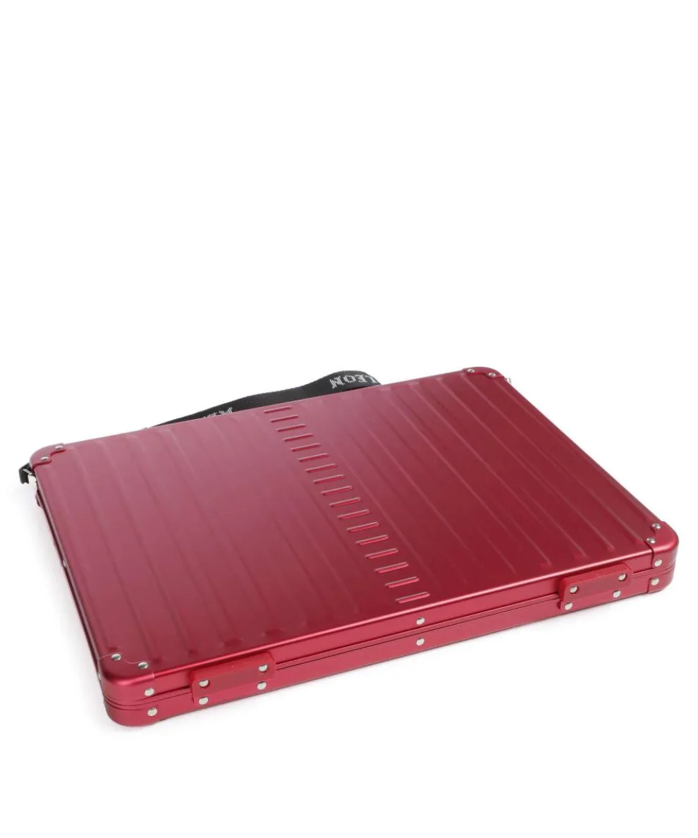 Laptoptasche 17″ Aluminium rot