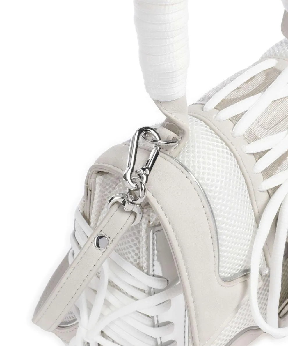 BDIEGO Handtasche Lederimitat, recyceltes Polyester weiß