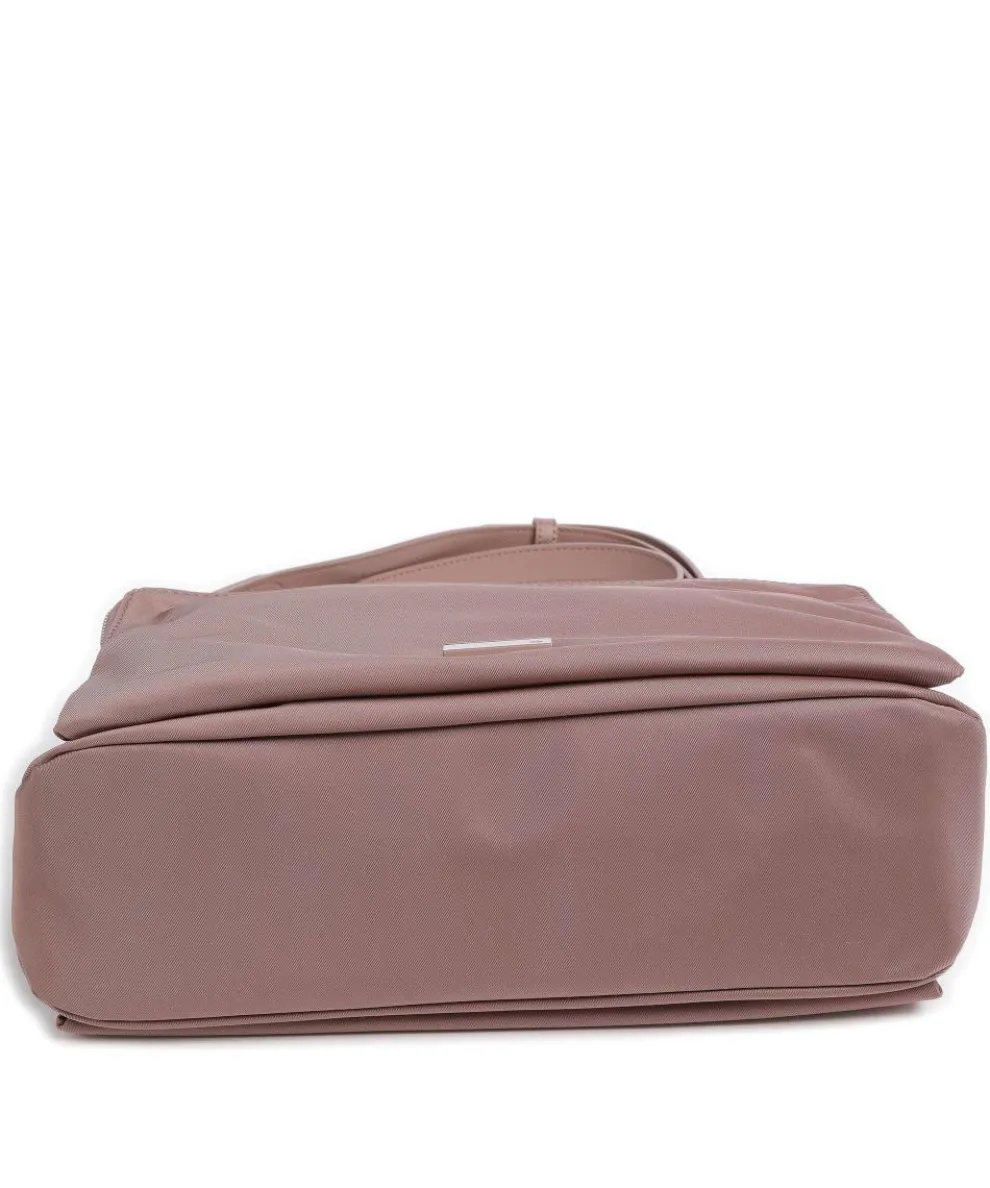 BE HER M Schultertasche recyceltes Polyester altrosa