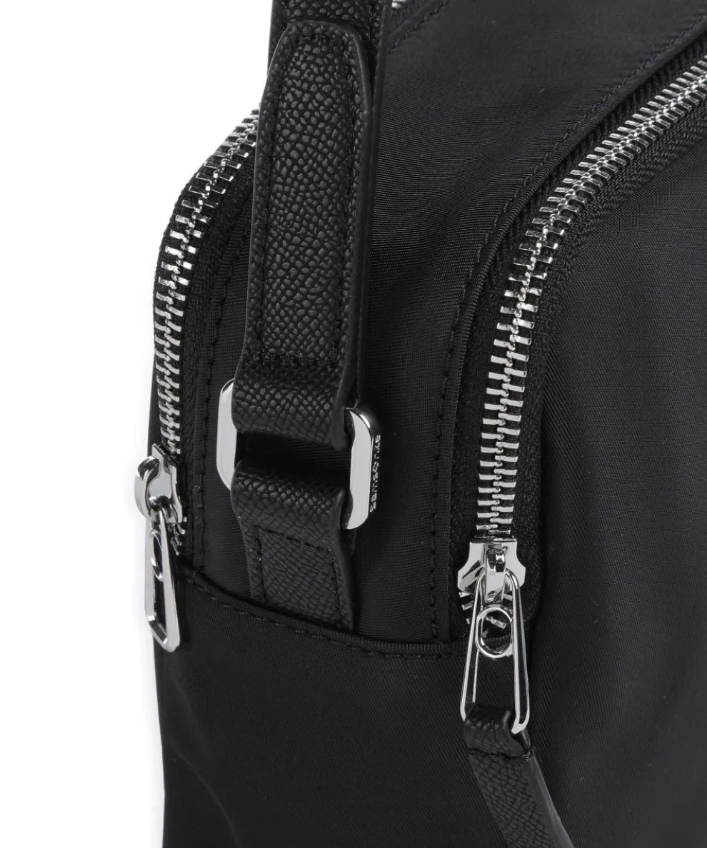 BE HER XS Umhängetasche recyceltes Polyester schwarz