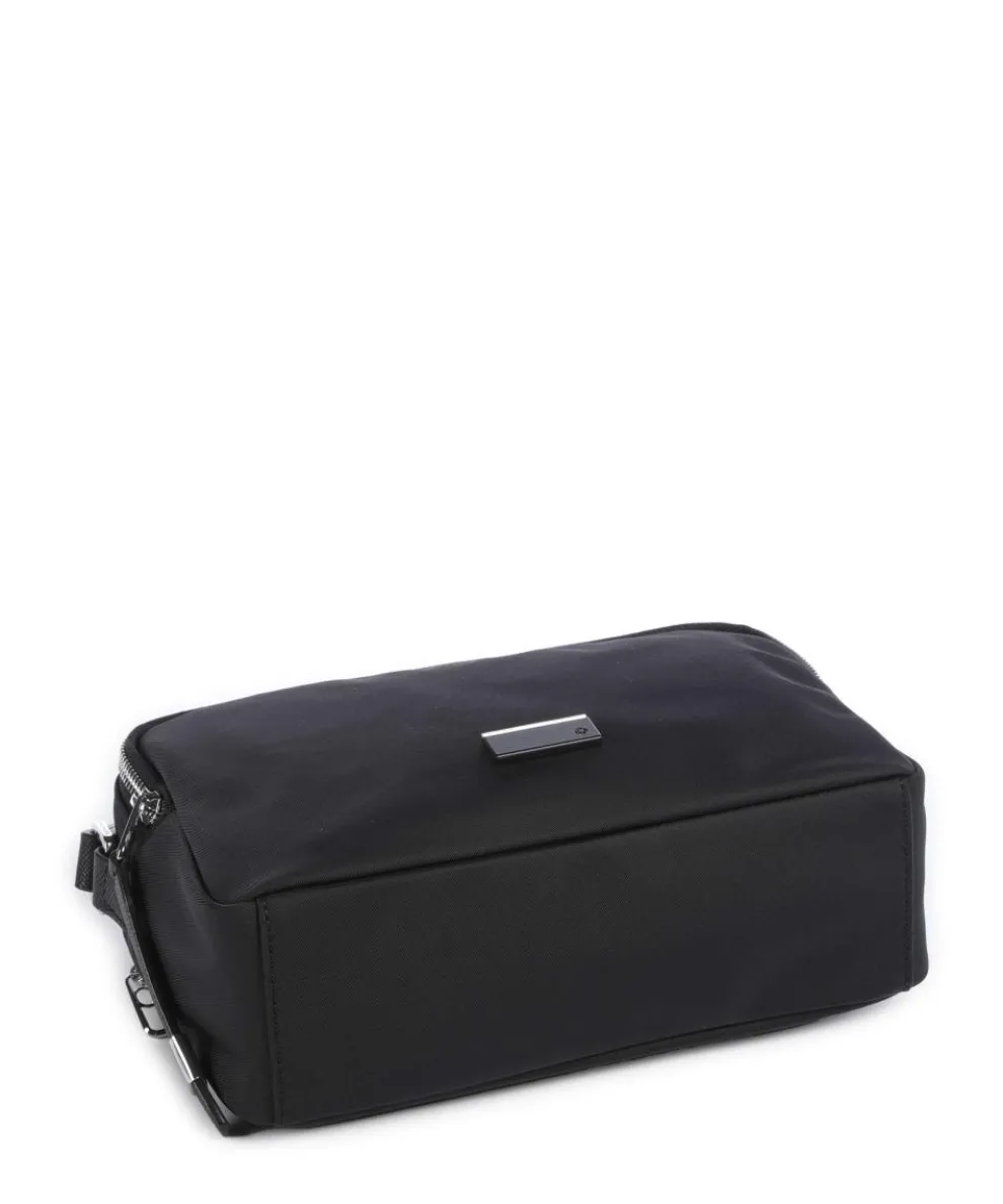 BE HER XS Umhängetasche recyceltes Polyester schwarz