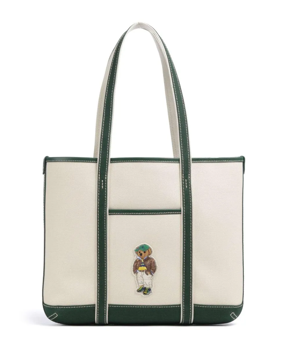 Bear Fall Shopper Canvas beige/grün