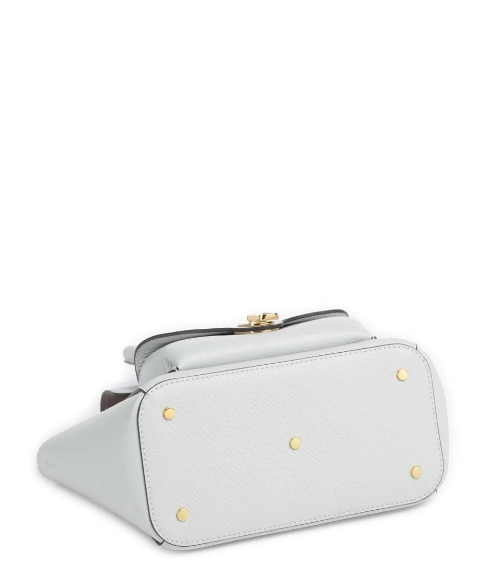 Beat Double Handtasche genarbtes Rindsleder hellblau