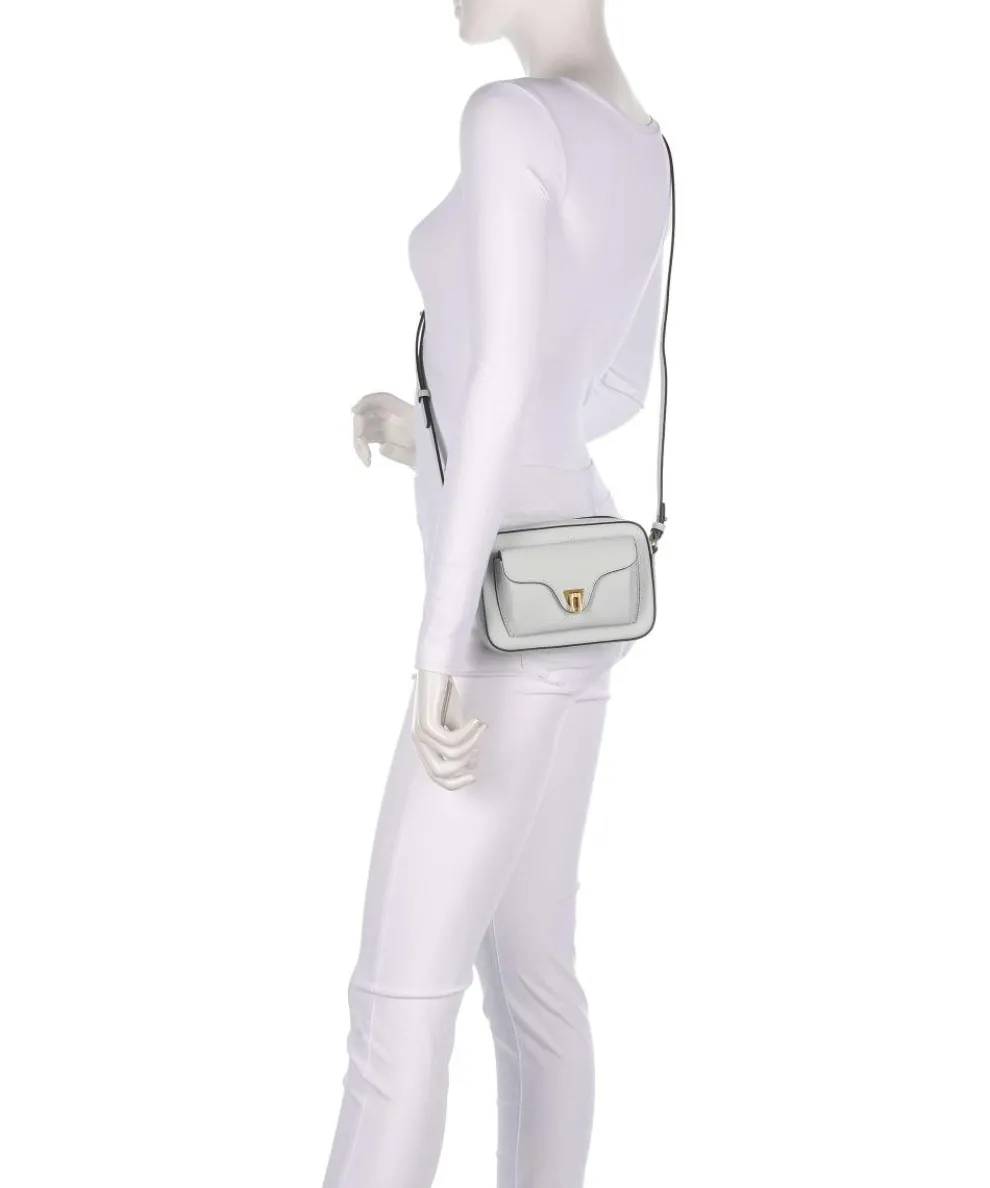 Beat Soft Umhängetasche genarbtes Leder hellblau