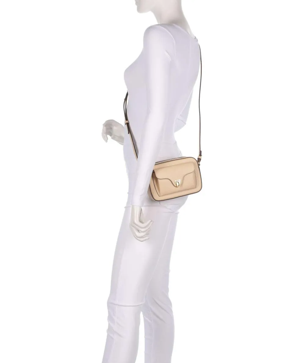 Beat Soft Umhängetasche genarbtes Leder natur